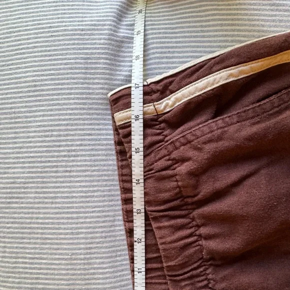 GAP Pull-on Wide Leg Pants with Cream Side Stripes - Picture 8 of 10